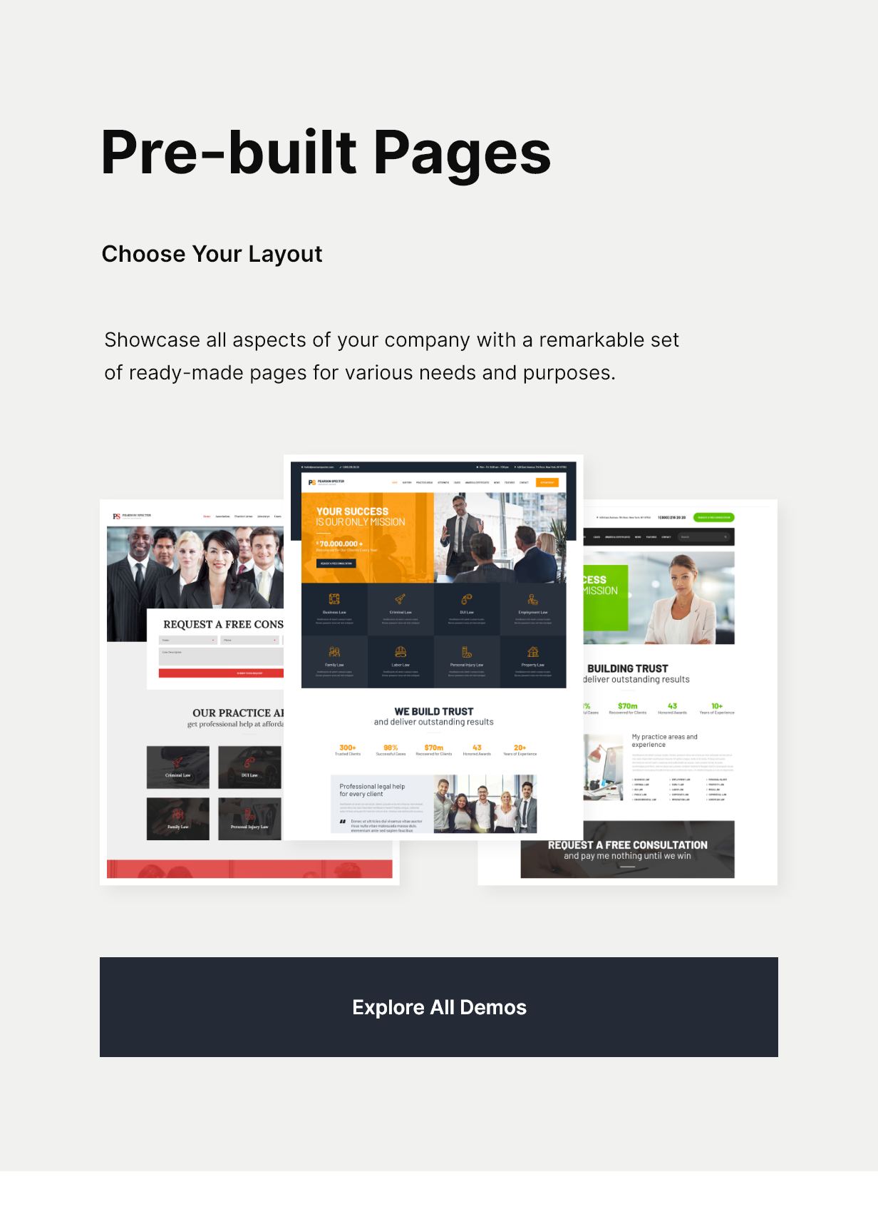 Pearson Specter | Law WordPress Theme for Lawyer & Attorney - 3