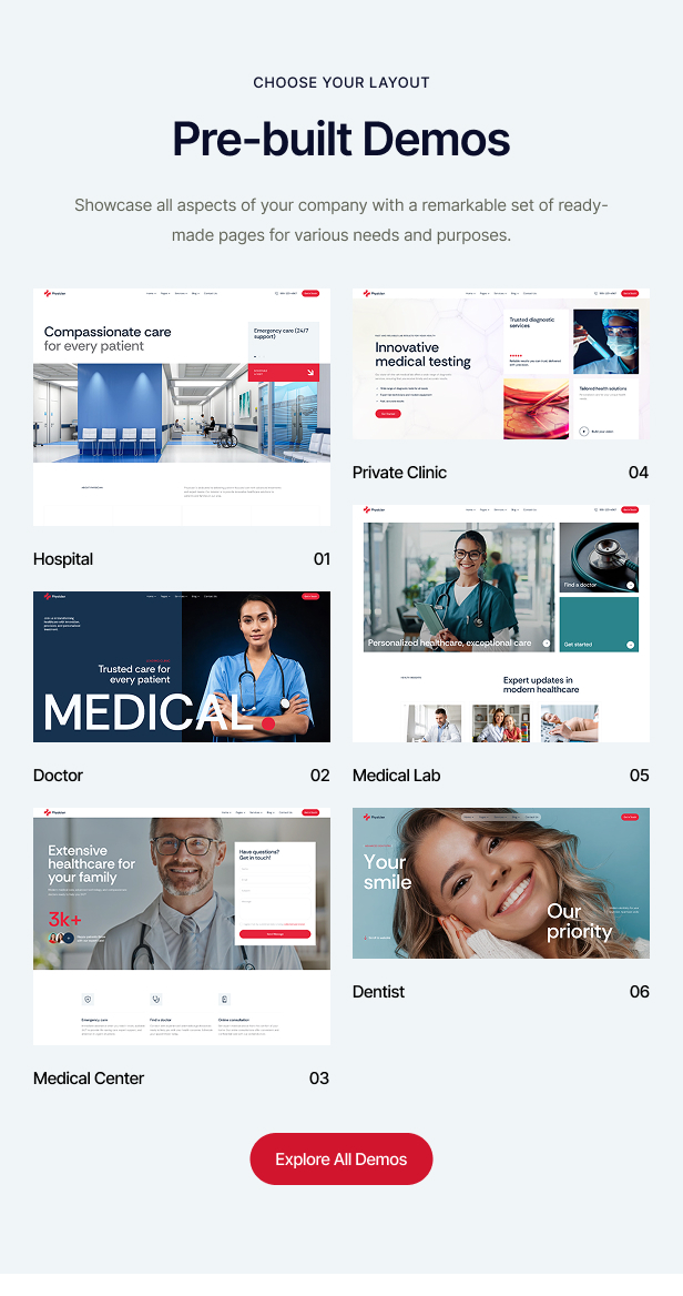 Physician - Medical Hospital & Healthcare WordPress Theme