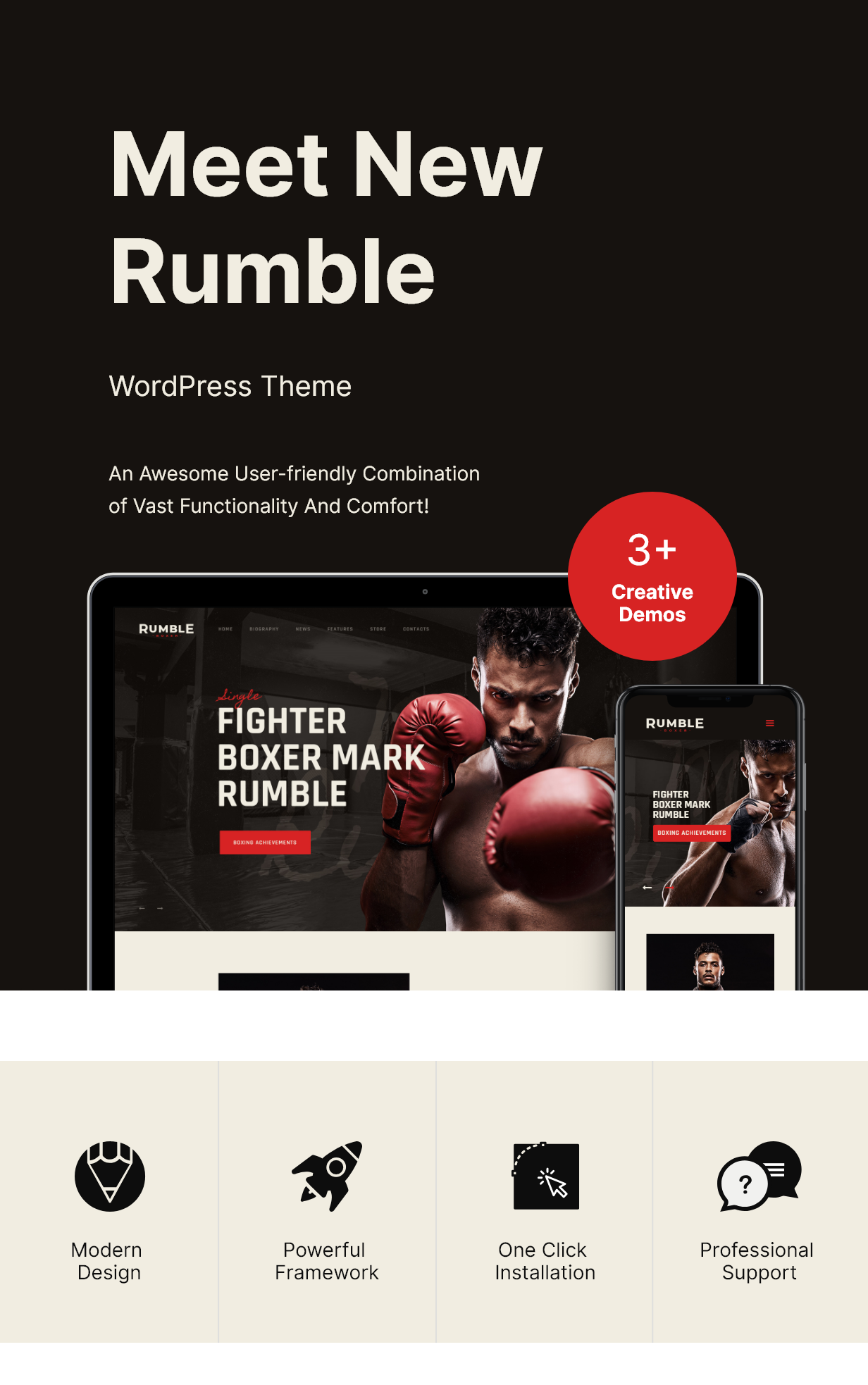 Rumble | Boxing & Mixed Martial Arts WordPress Theme - 2