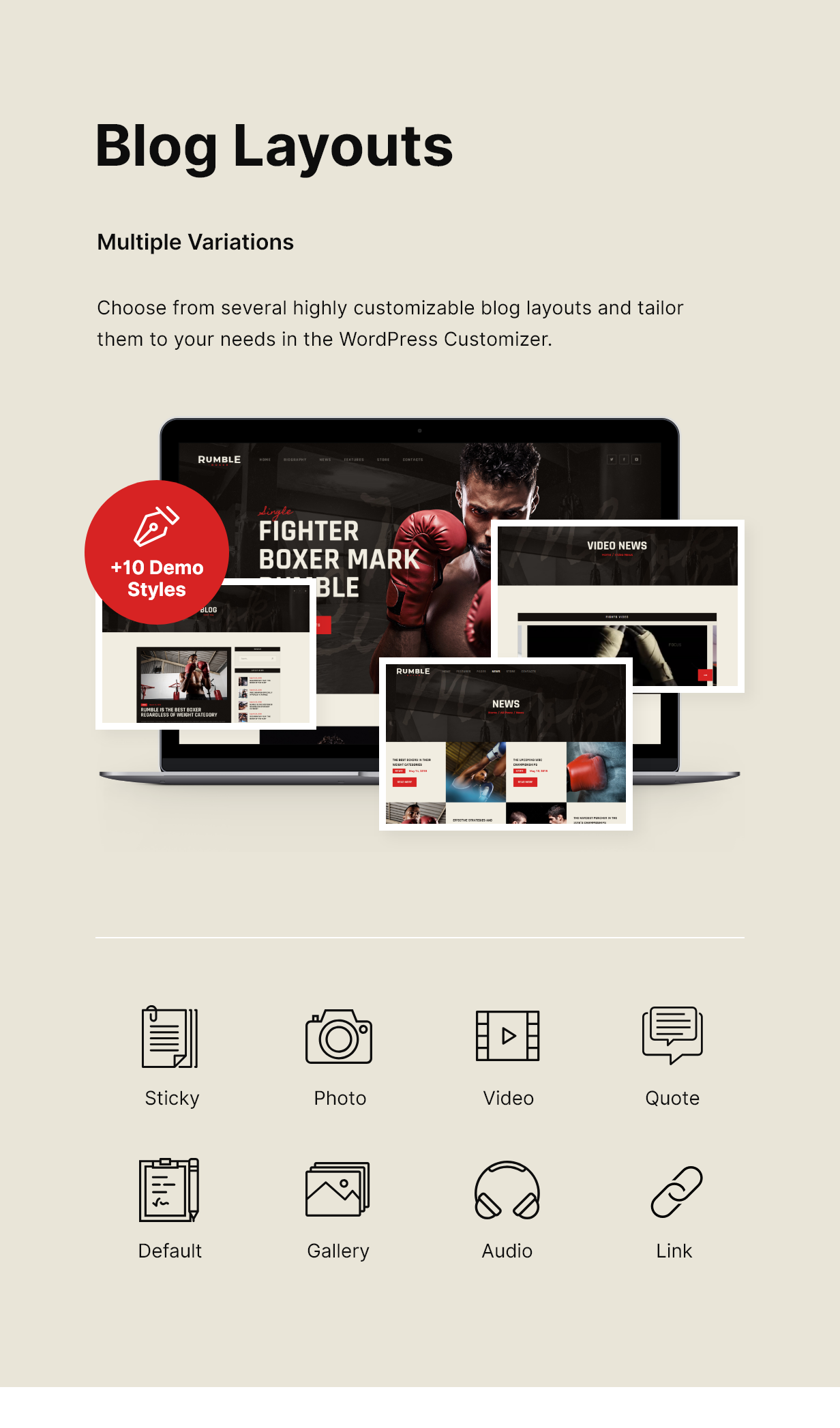 Rumble | Boxing & Mixed Martial Arts WordPress Theme - 5