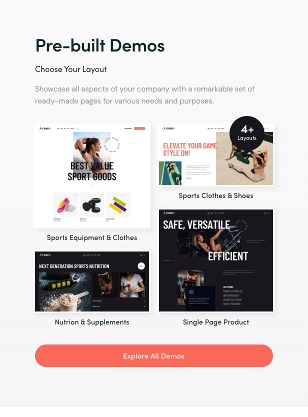 Strength - Sportswear Store & Equipment Shop WordPress Theme