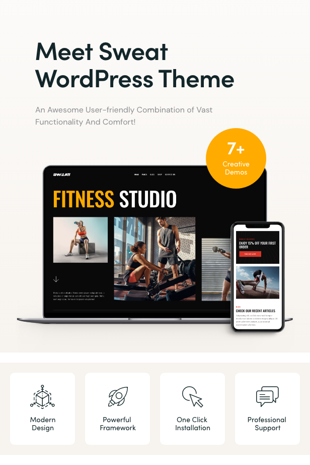 Sweat - Fitness & Sports Center WordPress Theme