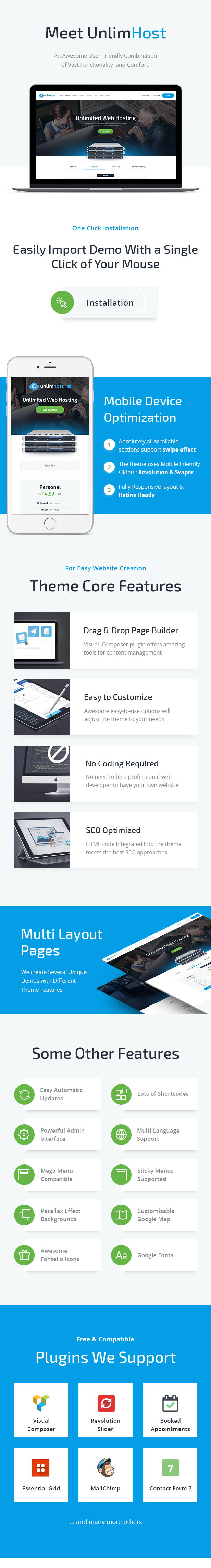 UnlimHost - A Hosting & Technology WordPress Theme - 2