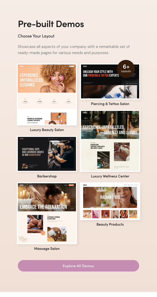 Beautique — Luxury Salon & Barbershop WordPress Theme