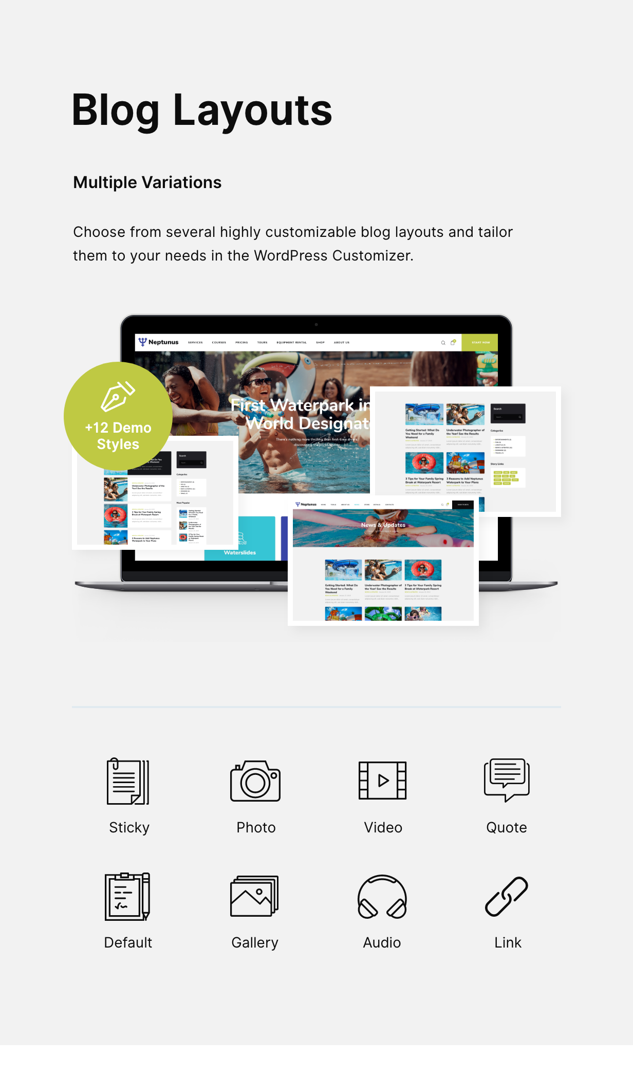 Neptunus – Water & Amusement Park WordPress Theme