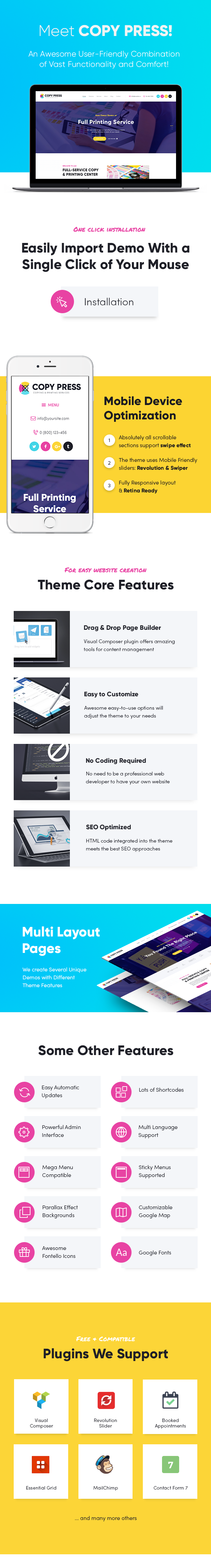 CopyPress | Type Design & Printing Services WordPress Theme - 2