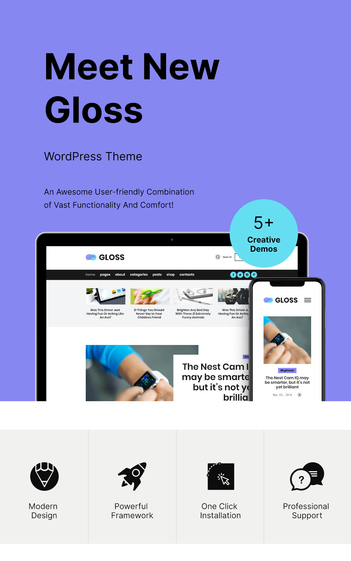 Gloss | Viral News Magazine WordPress Blog Theme - 2