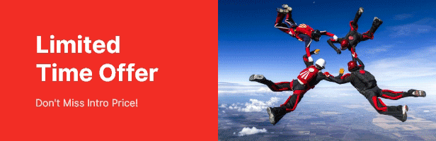 SkyCaptain | Skydiving & Extreme Flying Sports WordPress Theme - 1