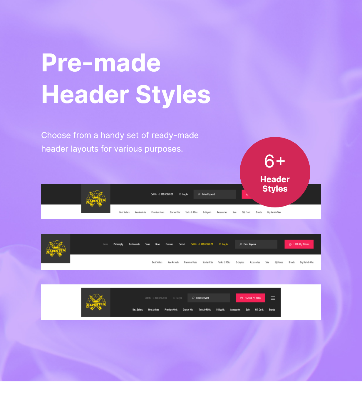 Vapester | Creative Cigarette Store & Vape Shop WooCommerce Theme