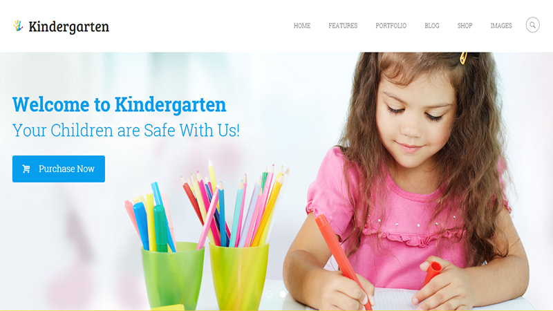 Preschool Website Template