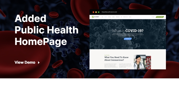 Covid Coronavirus Homepage