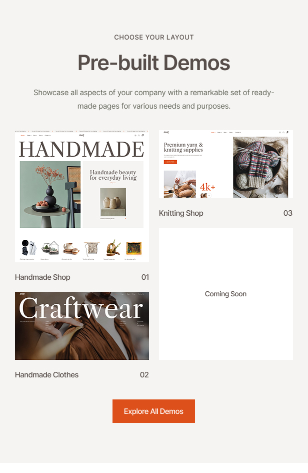 Artiq - Knitting & Handmade Boutique WordPress Theme