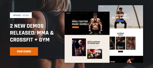 MMA + Crossfit Gym Homepage