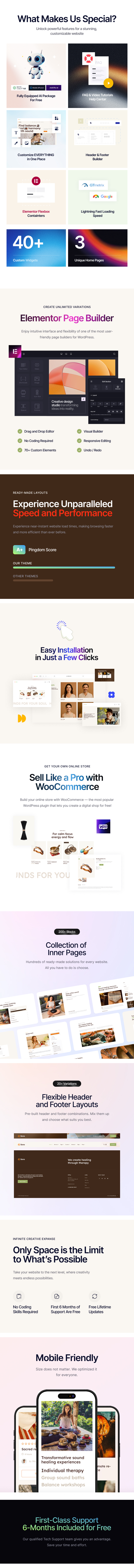 Sono - Sound Healing Therapy WordPress Theme