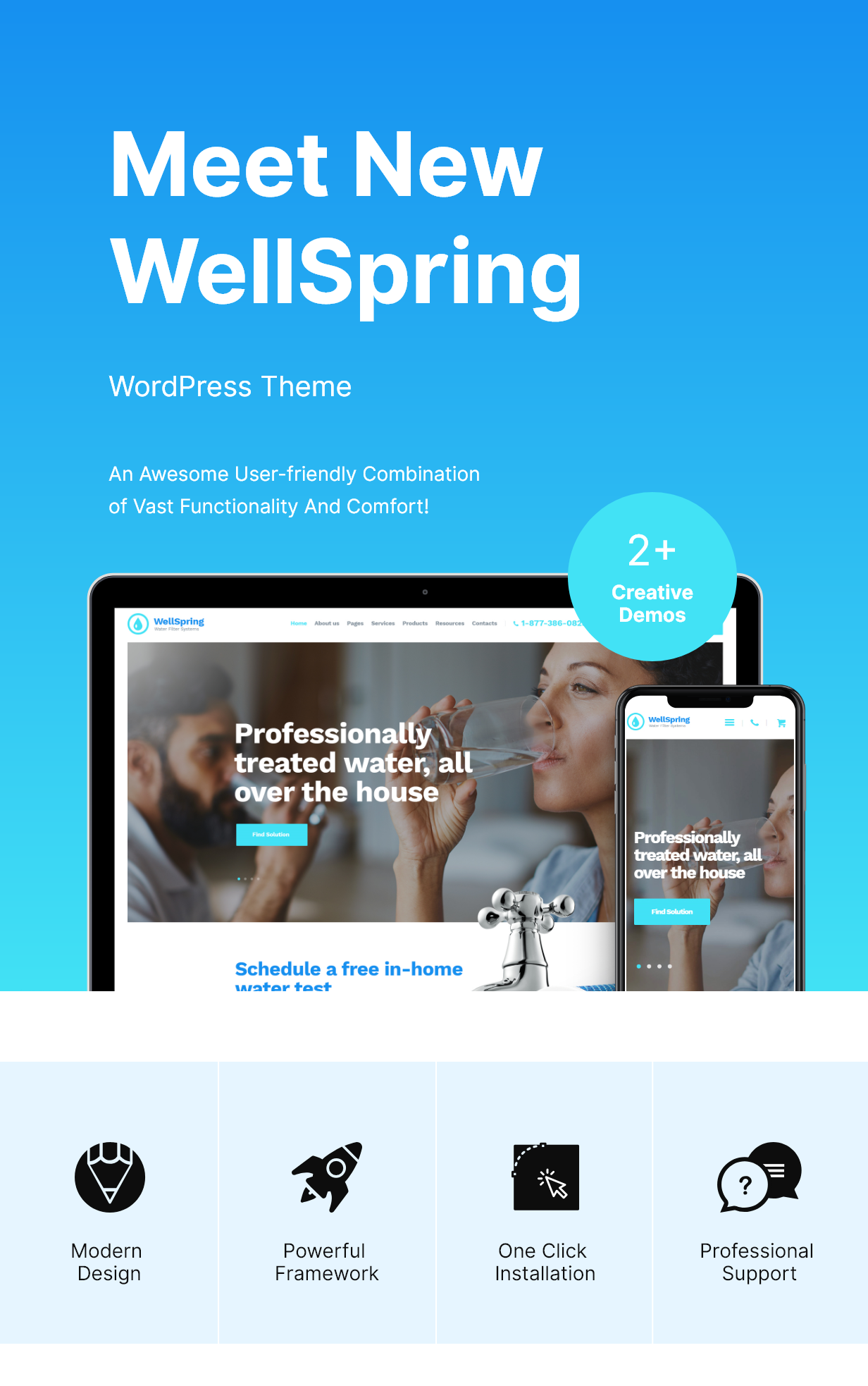 WellSpring | Filtres à eau et l’eau potable livraison WordPress Theme-2