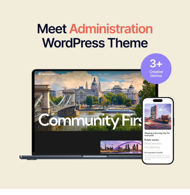 Administration - City Government & Municipal WordPress Theme