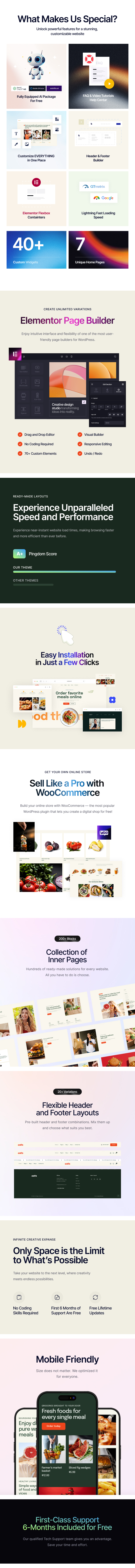 Eats - Water & Food Delivery WordPress Theme