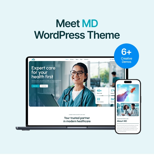 MD - Medical, Doctor & Healthcare WordPress Theme