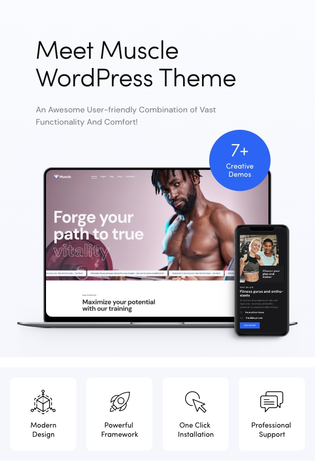 Muscle - Sports Center & Solarium WordPress Theme