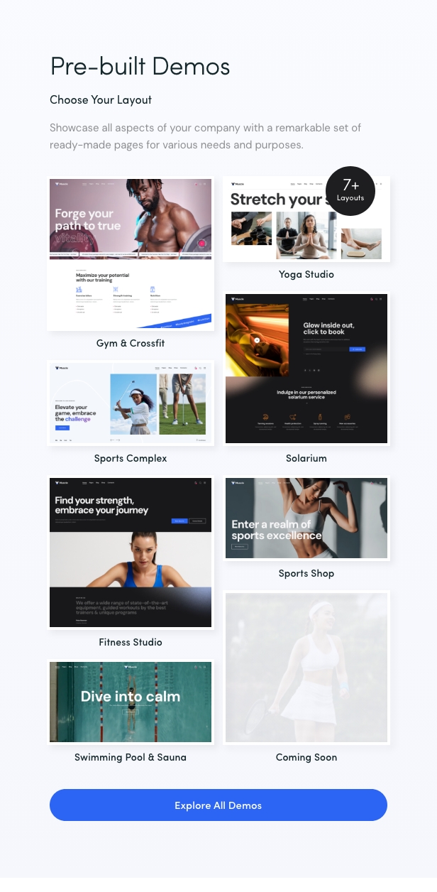 Muscle - Sports Center & Solarium WordPress Theme