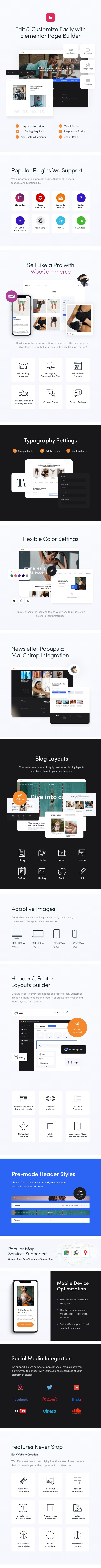 Muscle - Sports Center & Solarium WordPress Theme