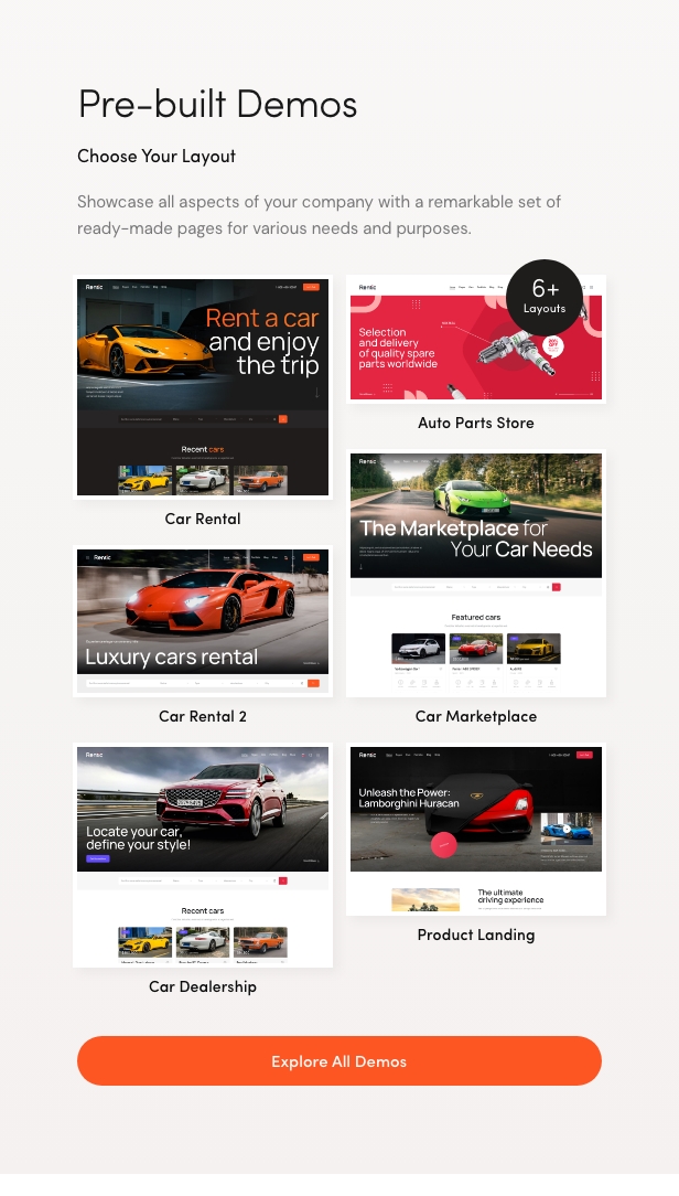 Rentic - Car Rental & Dealership WordPress Theme