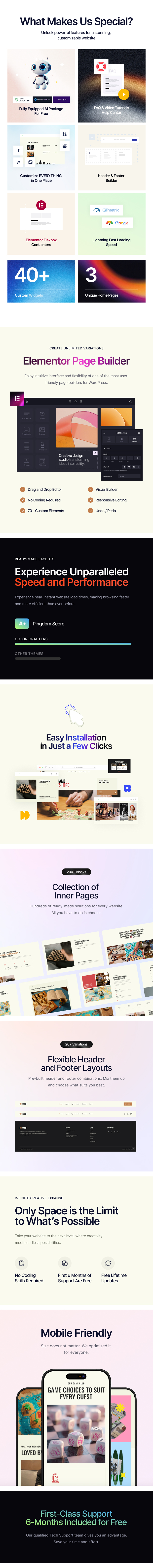 Rook - Chess Club & Board Games WordPress Theme