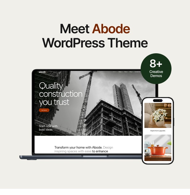 Abode - Furniture Store and Home Decor WordPress Theme