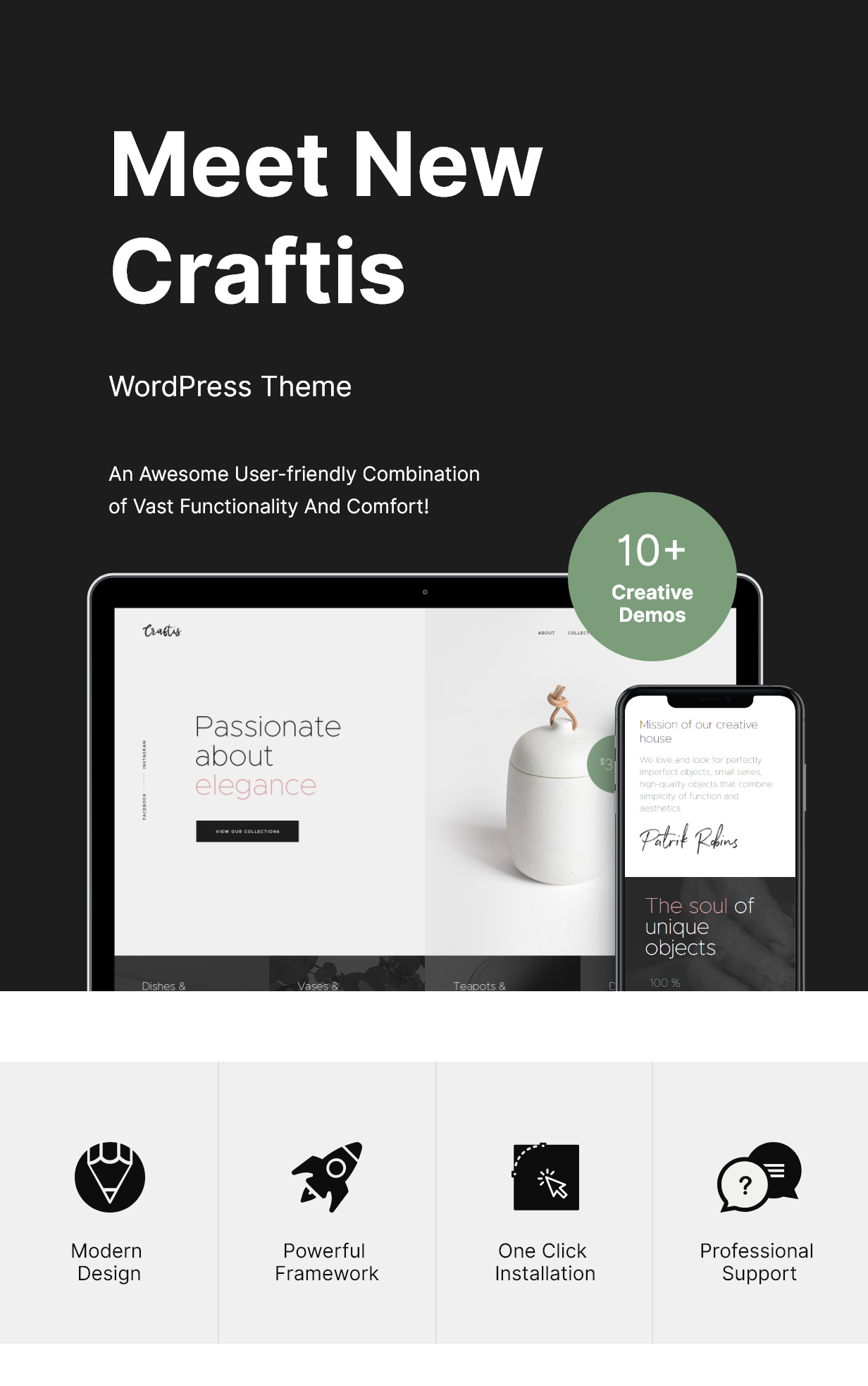 craftis-1 Craftis - Handcraft & Artisan WordPress Theme for Creatives Theme WordPress