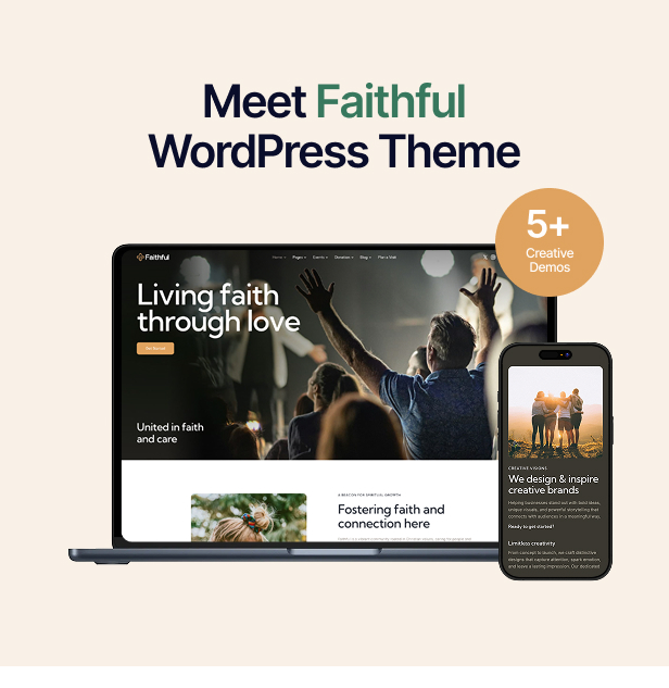 Faithful - Church & Religion Non-profit WordPress Theme