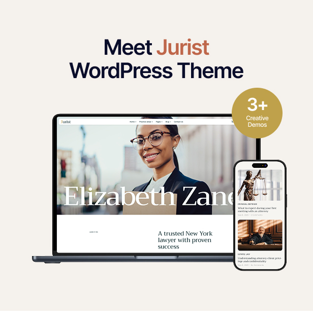 Jurist - Law Firm & Attorney WordPress Theme