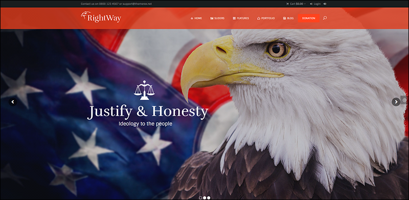Right Way | Political WordPress Theme