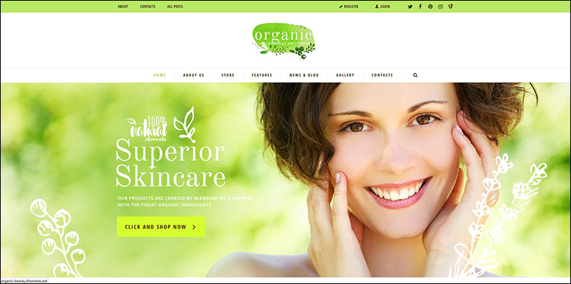 Organic Beauty Store & Natural Cosmetics