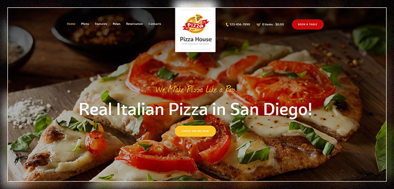Pizza House - Pizza WordPress Themes
