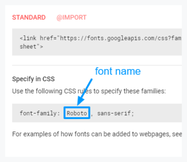 googlefont Add a new font