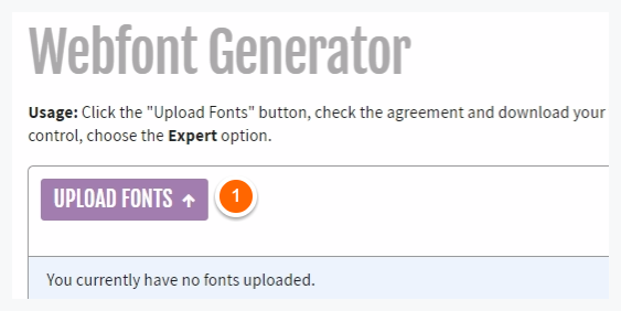 create webfont