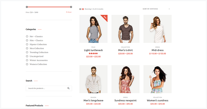 Full WooCommerce Integration WP Theme
