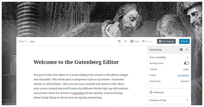 gutenberg editor