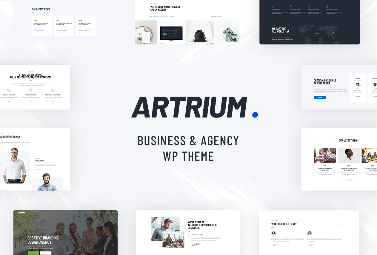 Artrium — Branding & Creative Agency WordPress Theme - ThemeREX