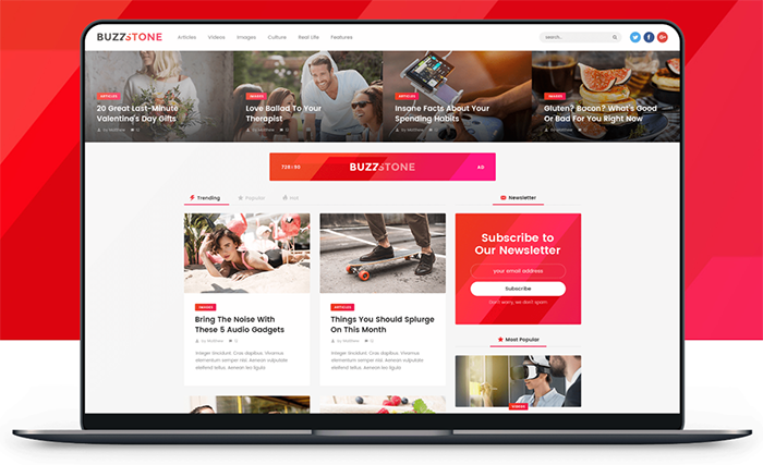 Magazine & Viral Blog WordPress Theme