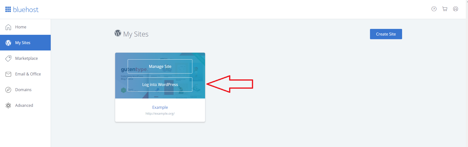 bluehost-mysites-wp