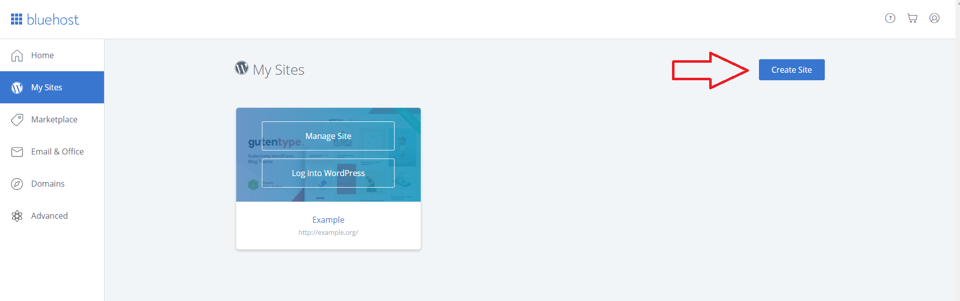 bluehost-mysites-wp