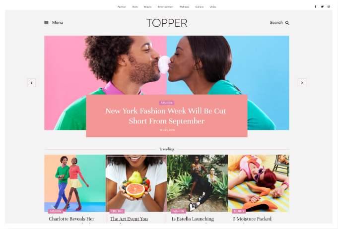 Topper: Fashion