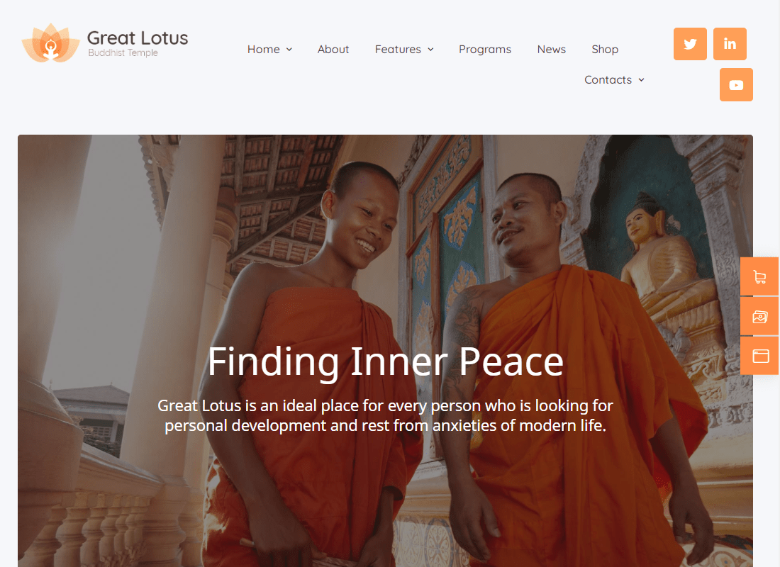 Great Lotus - Buddhist Temple Template Kit