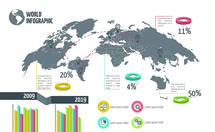 Geographic Infographic Templat
