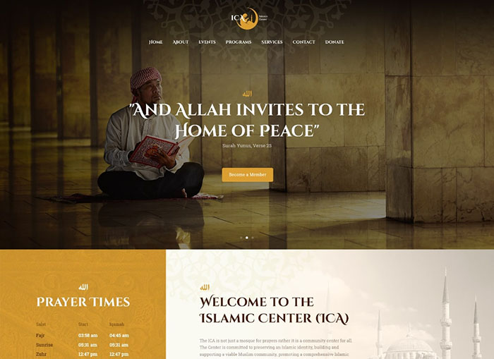 free wordpress islamic themes