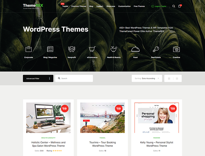 premium WordPress themes