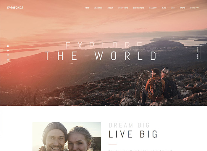 Vagabonds | Personal Travel & Lifestyle Blog WordPress Theme
