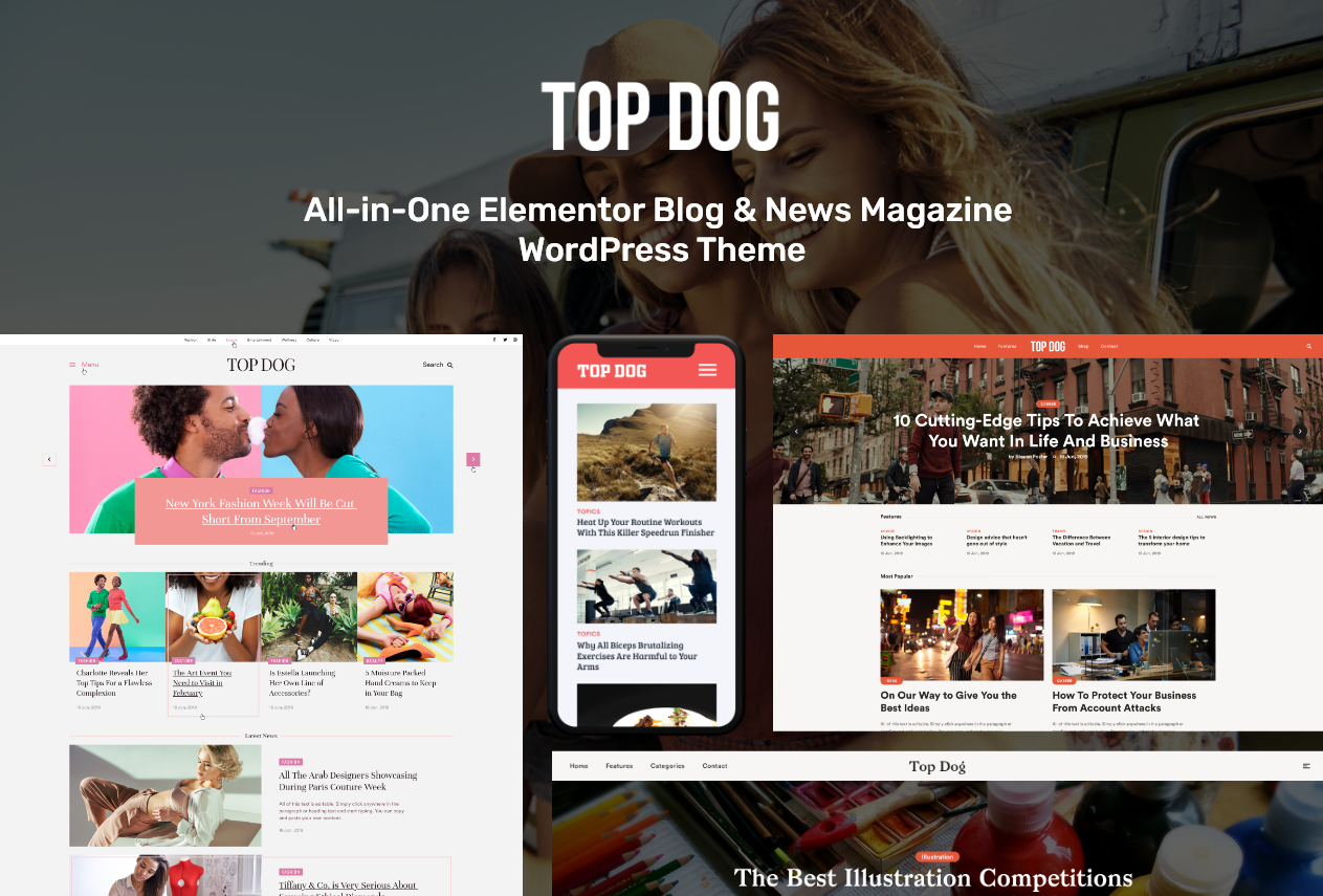 Review: Dog Elementor Blog & Magazine WordPress Theme ThemeREX
