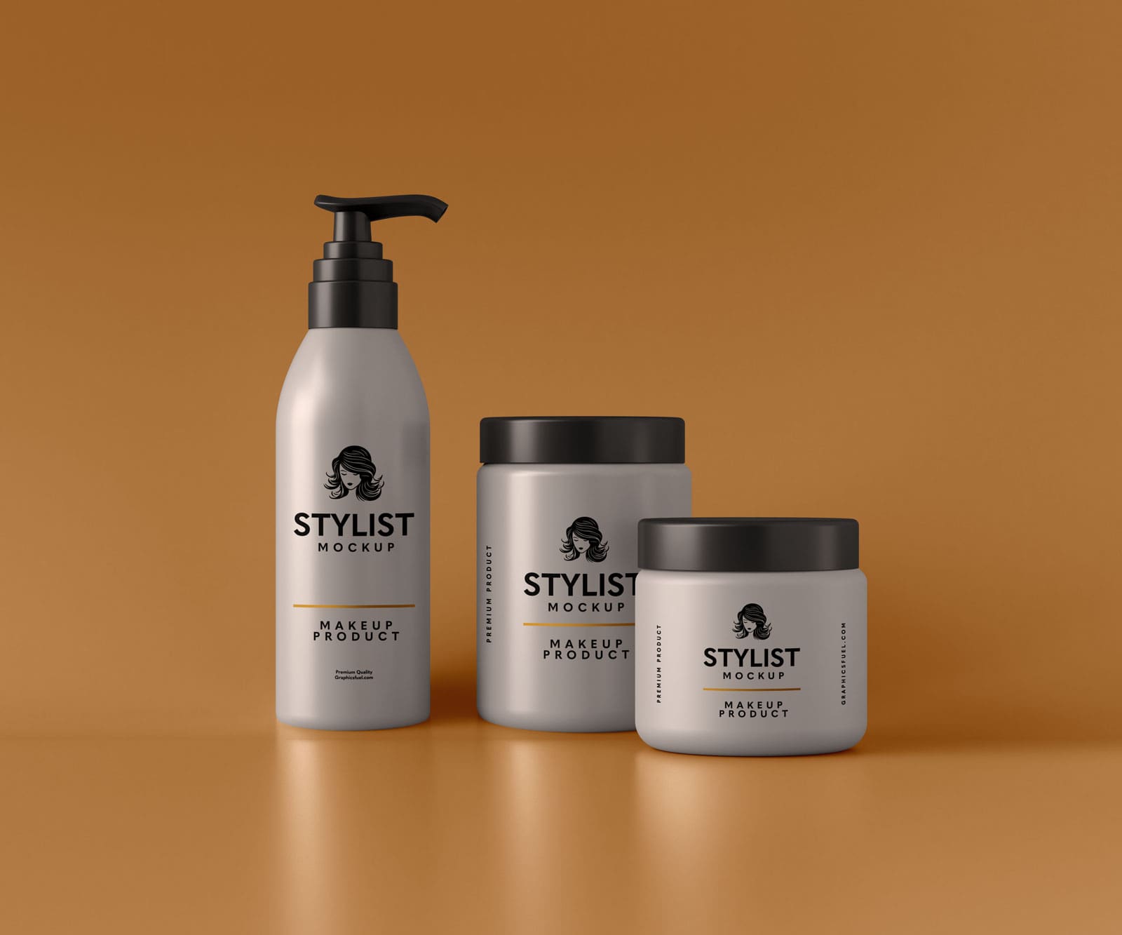 Hair Salon Cosmetic Products Mockup